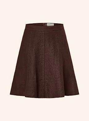 Msch Copenhagen Spódnica Z Lnu Mschnaira Claritta rot
