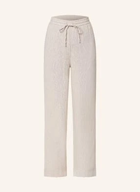 Msch Copenhagen Spodnie Mschpennie Ginia Z Lnem beige