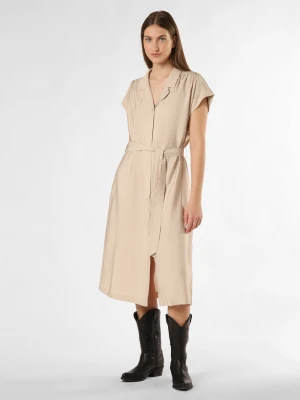 Msch Copenhagen Sukienka damska - MSCHGianara Kobiety beżowy|szary jednolity,