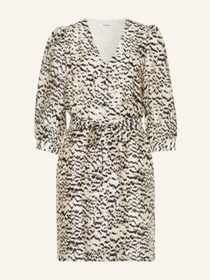 Msch Copenhagen Sukienka Koszulowa Mschphilida Z Rękawami 3/4 schwarz