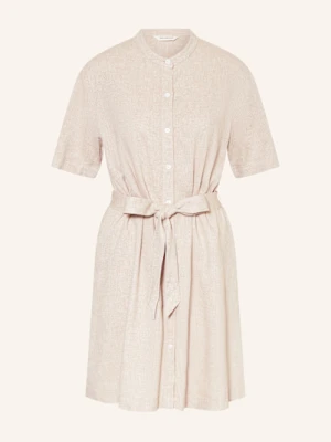 Msch Copenhagen Sukienka Mschpennie Ginia Z Lnem beige