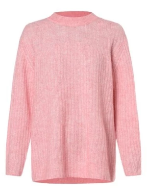 Msch Copenhagen Sweter damski z dodatkiem alpaki Kobiety różowy marmurkowy, S/M
