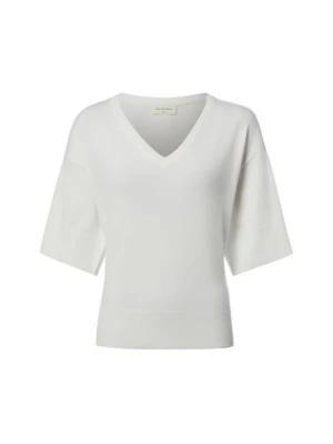 Msch Copenhagen Sweter damski z krótkim rękawem z dzianiny - MSCHEslina Rachelle Kobiety biały jednolity, XS/S