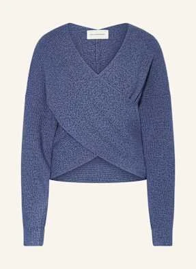 Msch Copenhagen Sweter Mschzinelle W Stylu Kopertowym blau