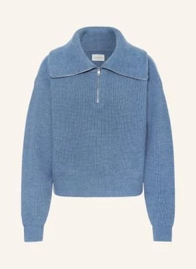 Msch Copenhagen Sweter Typu Troyer Mschgytta blau