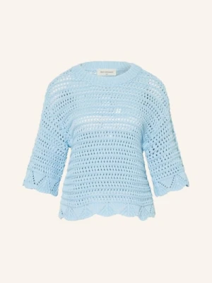 Msch Copenhagen Sweter Z Dzianiny Mschtabitha Fairyn blau