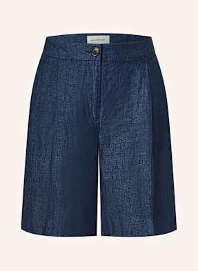 Msch Copenhagen Szorty Z Lnu Mschnaira Claritta blau