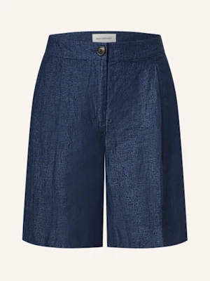 Msch Copenhagen Szorty Z Lnu Mschnaira Claritta blau