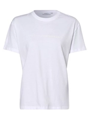 Msch Copenhagen T-shirt damski Kobiety Bawełna biały nadruk,