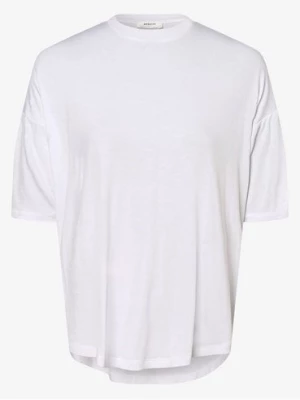 Msch Copenhagen T-shirt damski Kobiety Dżersej biały jednolity, M/L