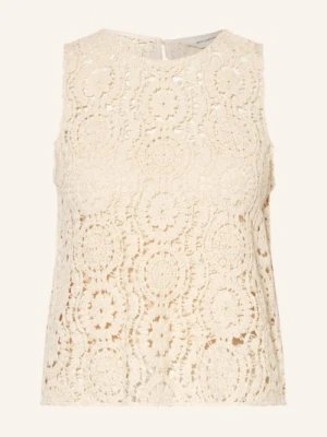Msch Copenhagen Top Szydełkowy Mschbaxter beige