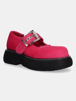 MSGM baleriny zamszowe kolor różowy 3941MDS858 995