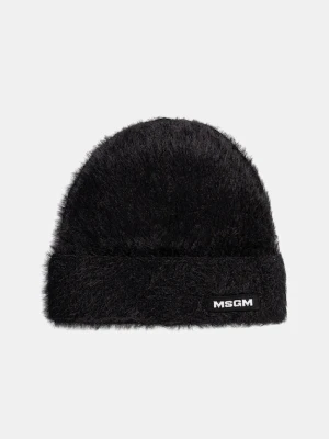 MSGM czapka z domieszką wełny kolor czarny 3941MDL12.257751