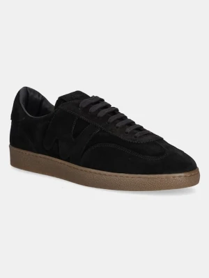 MSGM sneakersy zamszowe męskie kolor czarny 3940MS021 996