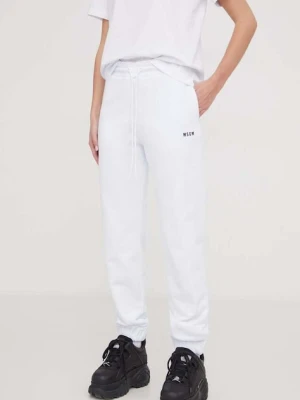 MSGM spodnie dresowe bawełniane