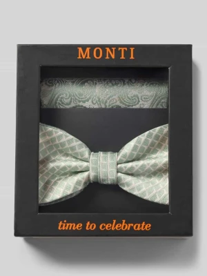 Mucha i poszetka z czystego jedwabiu w zestawie Monti
