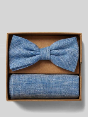 Mucha i poszetka z czystego lnu w zestawie Prince Bowtie