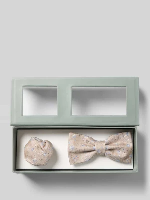 Mucha i poszetka z haftem kwiatowym na całej powierzchni Roy Robson