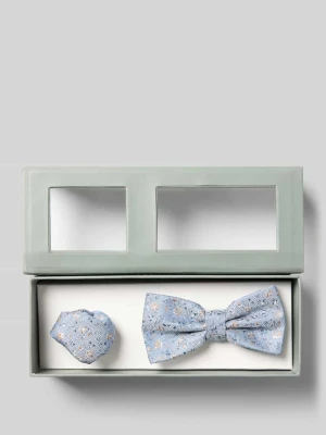 Mucha i poszetka z haftem kwiatowym na całej powierzchni Roy Robson