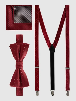 Mucha, poszetka i szelki w zestawie model ‘Carlo’ CINQUE