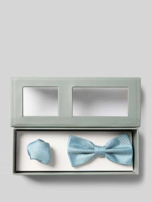 Mucha z jedwabiu w zestawie z poszetką Roy Robson