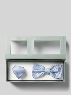 Mucha z jedwabiu w zestawie z poszetką Roy Robson