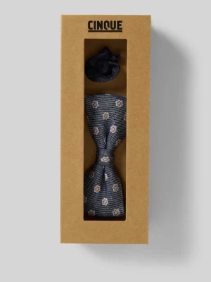 Mucha z jedwabiu z regulowaną szerokością kołnierza model ‘ASCONA’ CINQUE