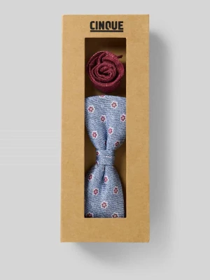 Mucha z jedwabiu z regulowaną szerokością kołnierza model ‘ASCONA’ CINQUE