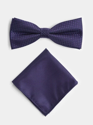 Mucha z poszetką w kolorze fioletowym MUF0001584 Giacomo Conti