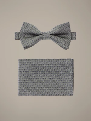 Mucha Zielona Plus Poszetka Wzór Lancerto