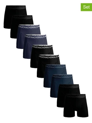 Muchachomalo Bokserki (10 par) w kolorze czarno-granatowym rozmiar: 4XL