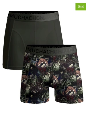 Muchachomalo Bokserki (2 pary) w kolorze antracytowym ze wzorem rozmiar: XL