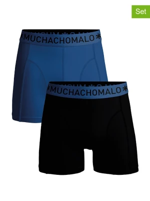 Muchachomalo Bokserki (2 pary) w kolorze czarnym i niebieskim rozmiar: 110/116