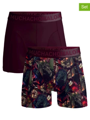 Muchachomalo Bokserki (2 pary) w kolorze czerwonym ze wzorem rozmiar: XL