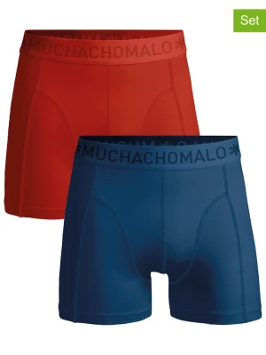 Muchachomalo Bokserki (2 pary) w kolorze granatowym i czerwonym rozmiar: L