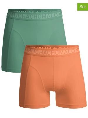 Muchachomalo Bokserki (2 pary) w kolorze pomarańczowym i zielonym rozmiar: 3XL