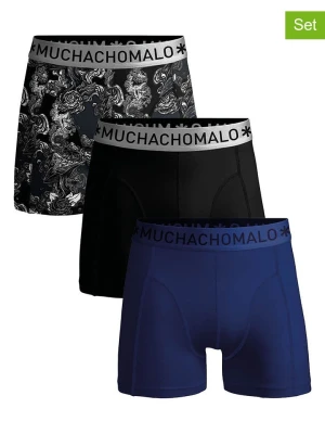 Muchachomalo Bokserki (3 pary) w kolorze czarno-granatowym rozmiar: XL