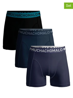 Muchachomalo Bokserki (3 pary) w kolorze granatowo-czarnym rozmiar: XL