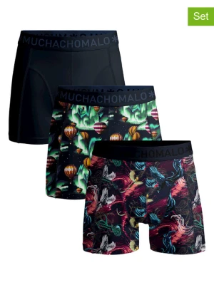 Muchachomalo Bokserki (3 pary) w kolorze granatowym rozmiar: 176