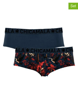Muchachomalo Pełne majtki (2 pary) w kolorze granatowym rozmiar: 176