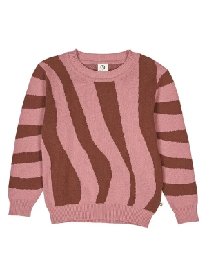 müsli Sweter w kolorze jasnobrązowo-jasnoróżowym rozmiar: 104