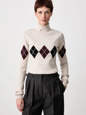 MUGLER sweter wełniany damski