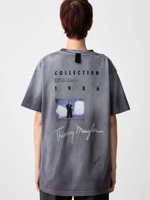 MUGLER T-shirt bawełniany damski