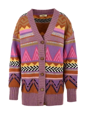 MultiColour Kardigan Sweaters Akep