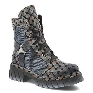 Multikolor Botki Maciejka Stylowe Obuwie Damskie Premium