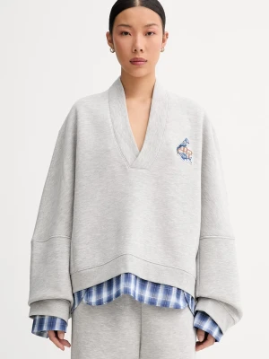 MUNTHE bluza damska z bawełną NASH