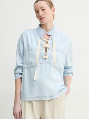 MUNTHE bluzka jeansowa FUXALIMA