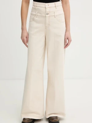 MUNTHE jeansy ROSH damskie kolor beżowy 254140525403