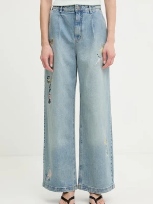 MUNTHE jeansy wide leg damskie BRALI