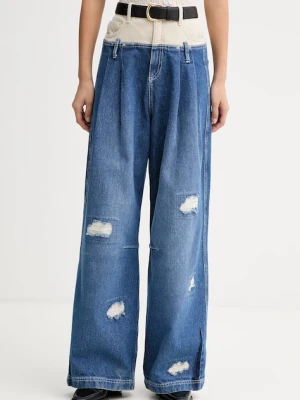 MUNTHE jeansy wide leg damskie NEZZA